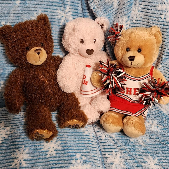 3 Build A Bear Workshop Bears - Picture 1 of 2